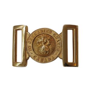 THE GRENADIER GUARDS OF CANADA INTERLOCKING BUCKLE