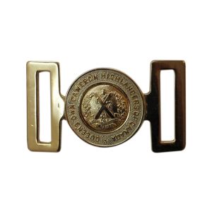 QUEEN'S OWN CAMERON HIGHLANDERS OF CANADA INTERLOCKING BUCKLE