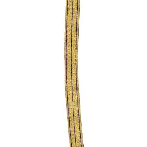 Galon doré avec trois lignes mauve royale (mtr)