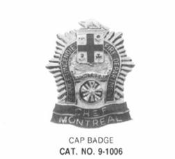 9-1006 Municipal Fire Officer Cap Badge