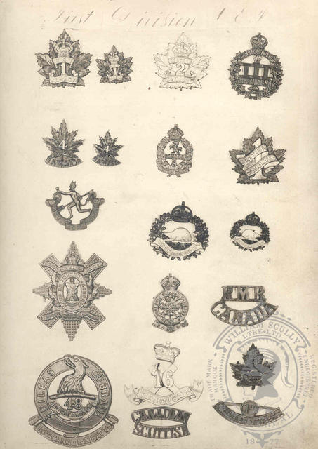  Album: Canadian Expeditionary Force badges made by William Scully ltee/Ltd. (1877) Montreal      Date: 04/01/2004  Size: 40 items Views: 83366  